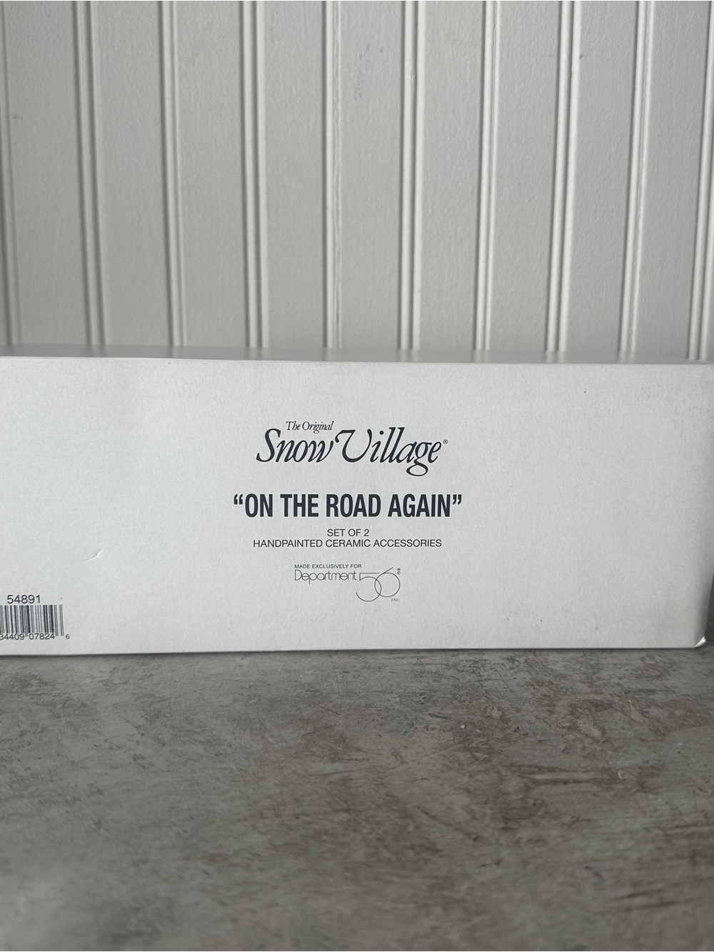 Dept 56 Snow Village On The Road Again #54891 NEW Vehicle & Camper Accessory
